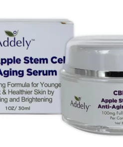 Crème anti-âge à l'huile de CBD W/ Cellules souches de pomme